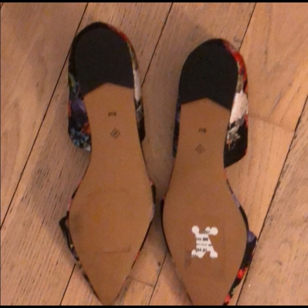 Halogen floral flats size 8